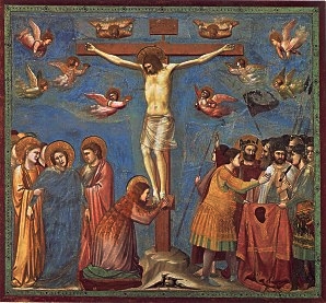 Giotto "Ukrzyżowanie", kaplica Scrovegni, Padwa, ok. 1306-1309.